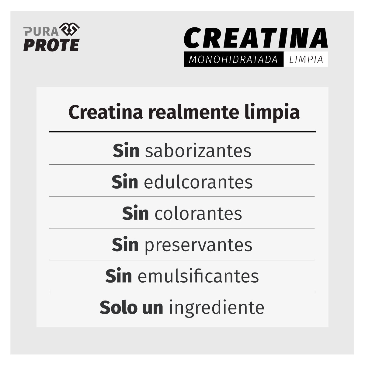 Creatina Limpia
