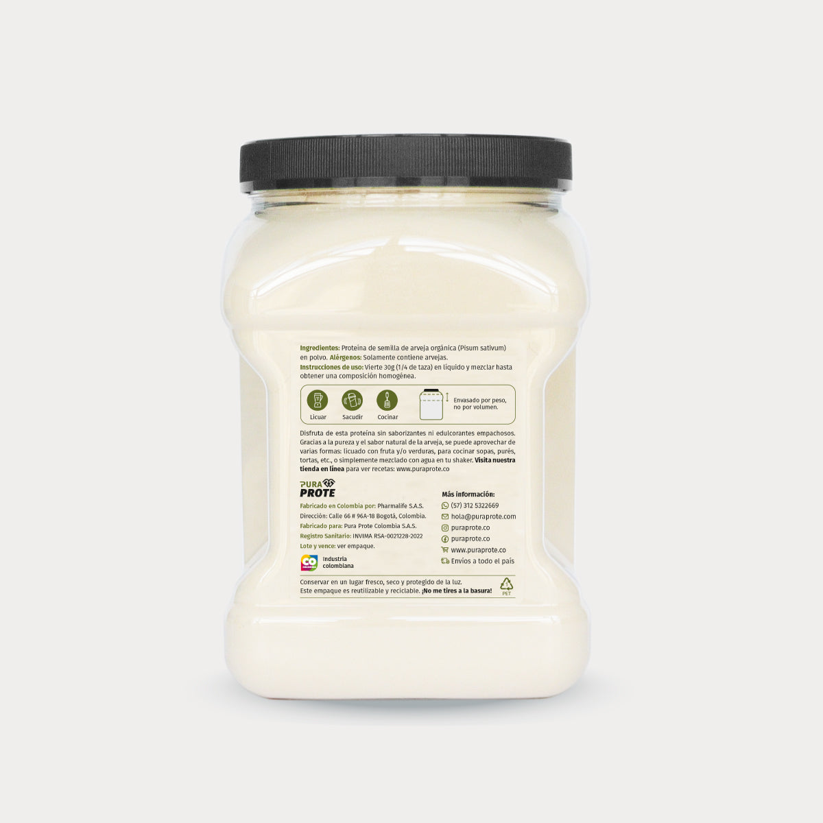 Proteína de Arveja Orgánica
