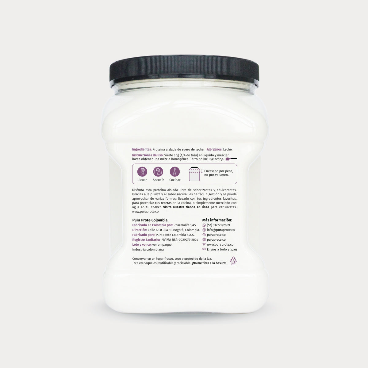 Proteína ISO Limpio