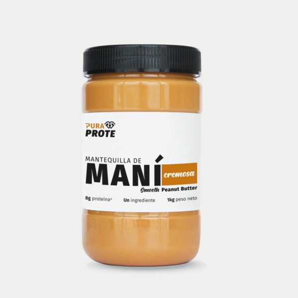 Mantequilla de Maní Pura Prote, vista frontal