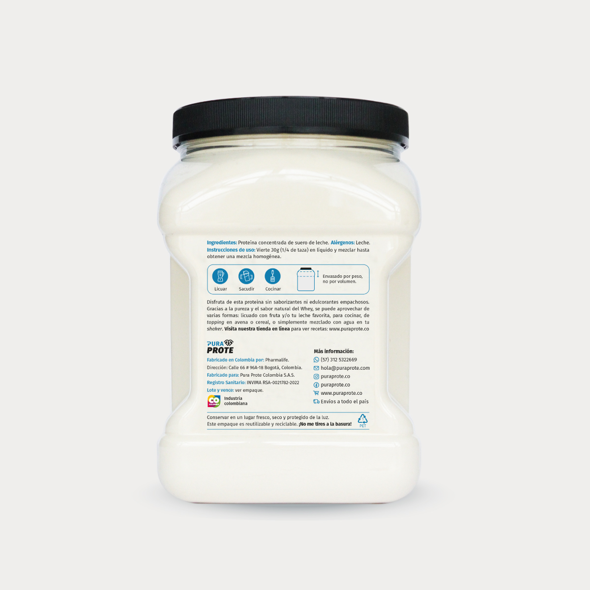 Whey15lbCo_Atrás » Pura Prote Colombia